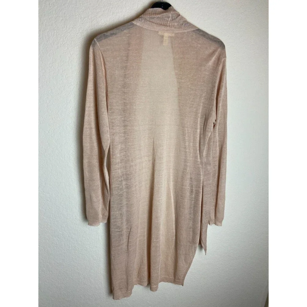 Eileen Fisher Womens Cardigan Sweater Brown Size XS Solid Open Long Sleeve - Picture 2 of 5